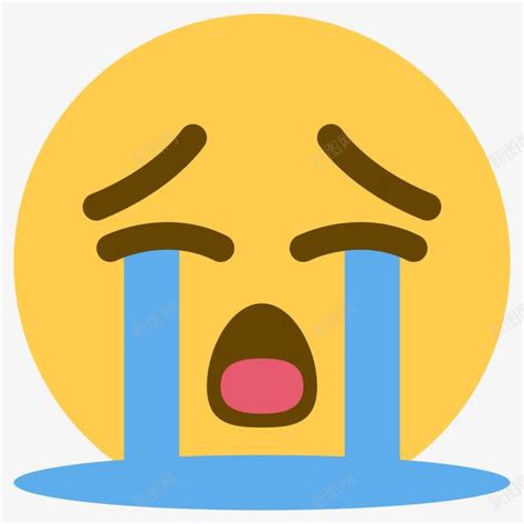 愁哭可爱表情包图片
