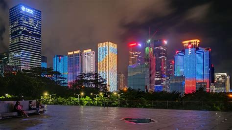 深圳夜景城市建筑风光高清图片下载-正版图片500621756-摄图网