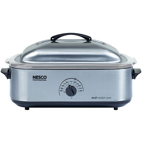 Shop Nesco 4818-25-20, 18-Quart Stainless Steel Roaster Oven - Free Shipping Today - Overstock ...