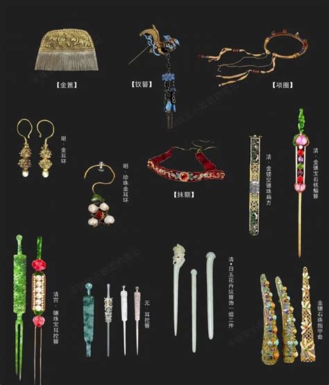 中国古代珠宝首饰及名称 图：珠宝小姐姐的笔记__财经头条