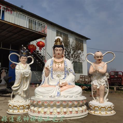 观音娘娘菩萨佛像 河南雕塑厂家 南海观音老母佛像