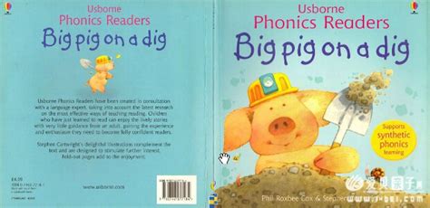 【点读包】斯伯恩自然拼读系列《Big pig on a dig大肥猪挖宝藏》DAB格式 - 爱贝亲子网
