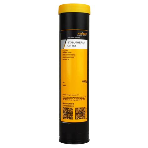Klüber Stabutherm GH 461 High temperature lubricating grease 370g ...