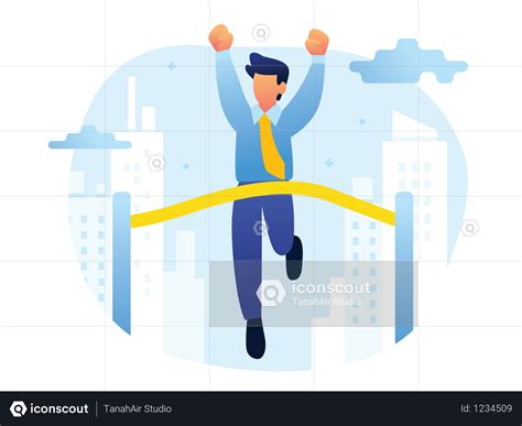 Goal achievement target with an arrow hit the Vector Image