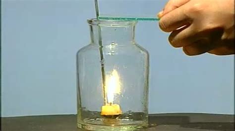 初中化学实验 21 蜡烛在氧气中燃烧