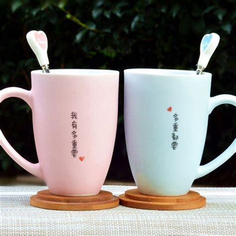原创创意文案家用大容量马克杯耐热带把咖啡牛奶杯泡茶子喝水杯子-阿里巴巴