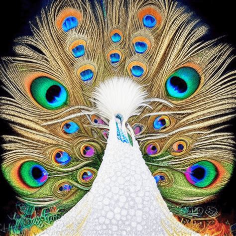 Amazing Peacock Feather Graphic · Creative Fabrica