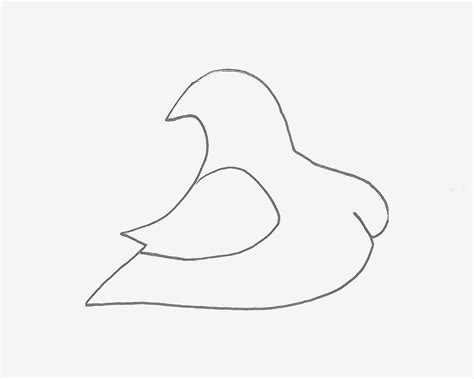 6岁简笔画教程 涂色小鸽子怎么画好看💛巧艺网