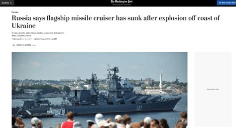 81年来俄海军最大一次损失！“莫斯科”号沉没，俄罗斯意味什么？__财经头条