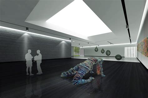 中国现代艺术展空间-戴璞建筑事务所-公共空间类装修案例-筑龙室内设计论坛