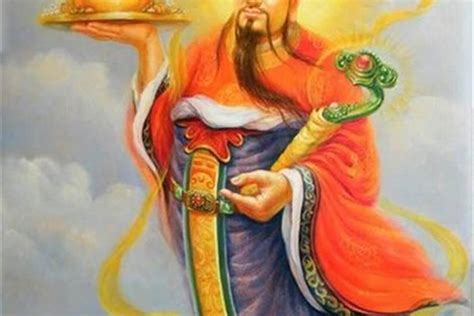 财神爷上香图解图片