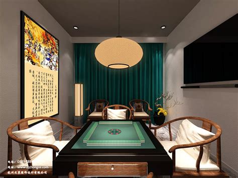 茶楼棋盘室设计案例-杭州众策装饰装修公司