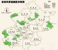 北京景点分布图图片