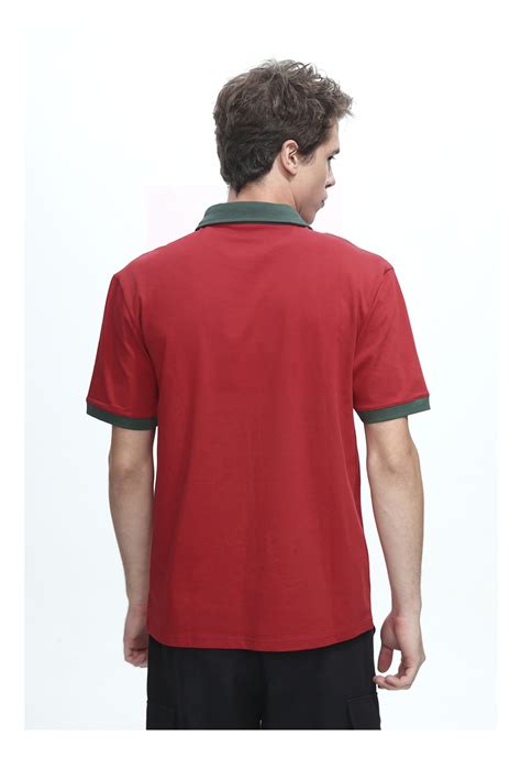 葡萄牙国家队官方商品 经典球衣复刻T恤 官网款深红Polo致敬传奇-葡萄牙国家队-优个网