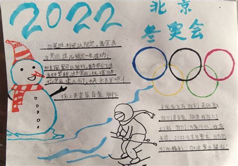 2022北京冬奥会手抄报简单漂亮-内容文字- 老师板报网