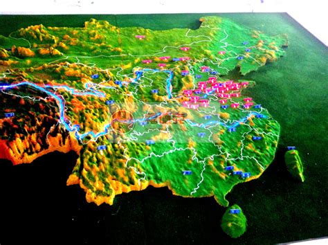 卫星实景地形沙盘-深圳市风谷三维科技有限公司