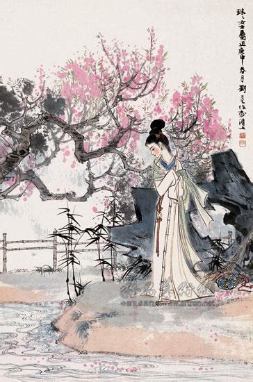 黛玉葬花图片