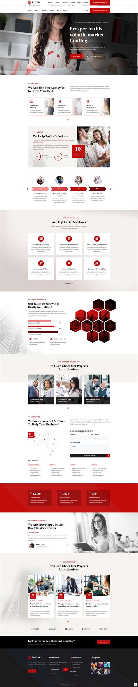 企业网站搭建，红色钢材销售网页模板-17素材网