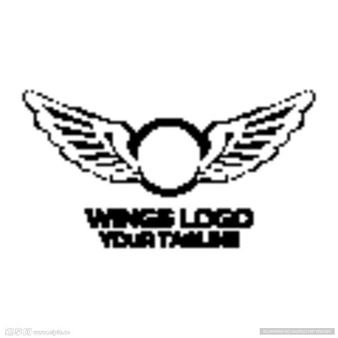 翅膀logo标志矢量图素材
