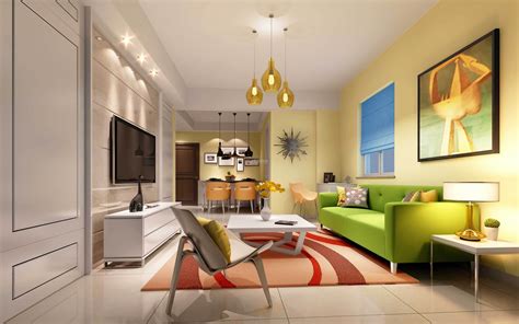 132㎡二居室现代装修效果图,森系绿色的优雅典范