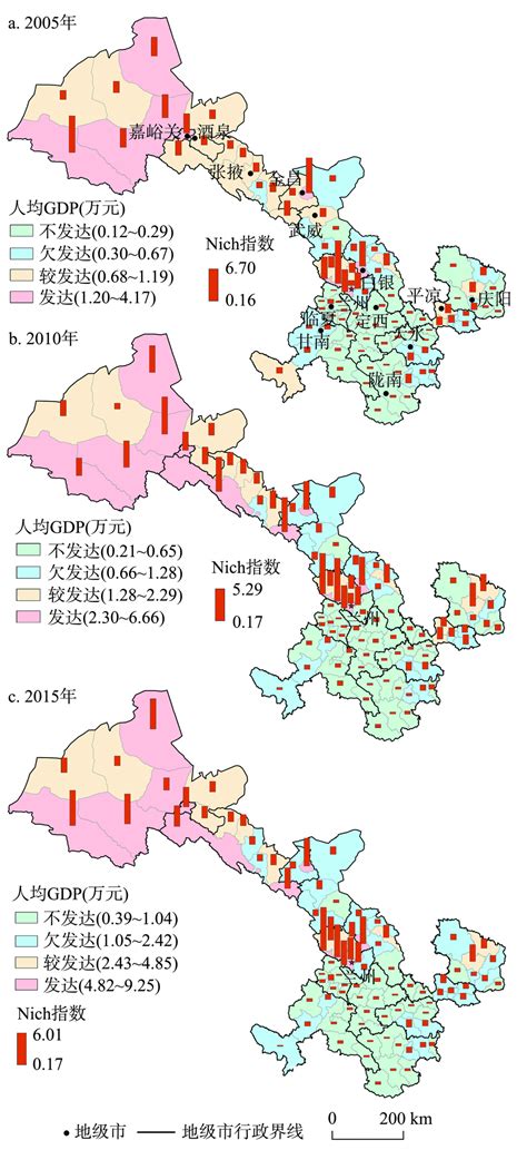 县域经济发展时空差异和影响因素的地理探测——以甘肃省为例