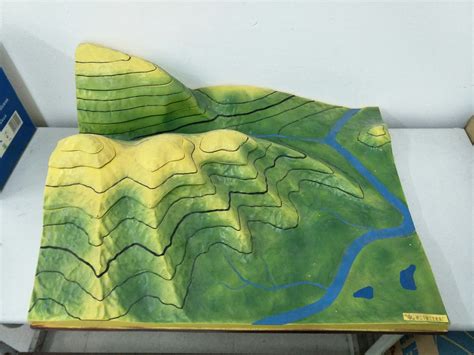 喀斯特地貌模型制作,五种地形模型制作,喀地貌橡皮泥模型_大山谷图库