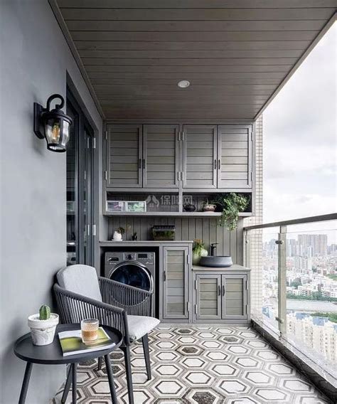 4平方阳台改书房如何设计装修_懒猫木阳台