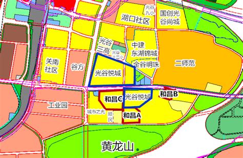 关于武汉东湖新技术开发区E020305管理单元（光谷文化中心）控制性详细规划导则局部用地维护方案公示
