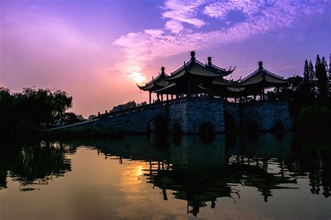扬州古运河超美风景图片(4)_配图网