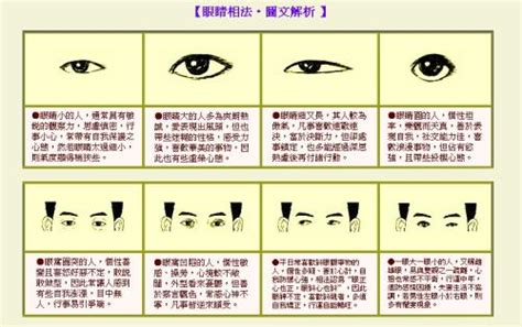 面相眼睛图解大全 二十种眼形大全图解-周易算命网