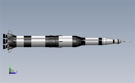 土星5号火箭和移动发射平台_SOLIDWORKS 2013_模型图纸下载 – 懒石网