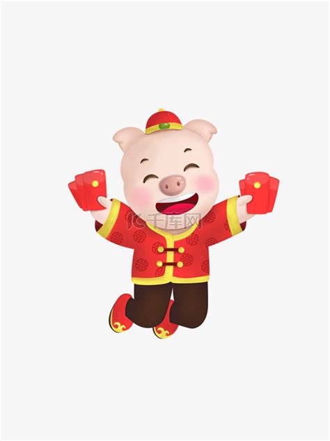 新年猪头xianh图片
