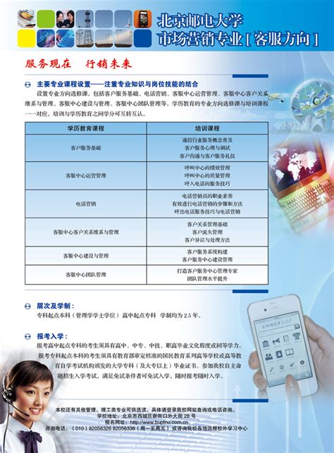 市场营销（客服方向）招生简章 - 北京邮电大学网络教育学院