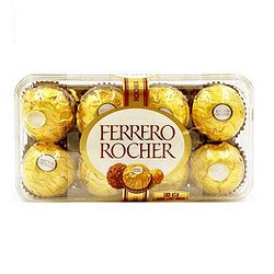 FERRERO ROCHER 费列罗 榛果威化巧克力(16粒装)T16盒装 200g（意大利）-什么值得买