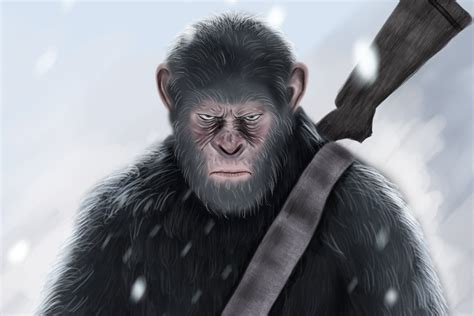 《猩球崛起4》新剧照公布 大猩猩好奇翻阅书籍_3DM单机