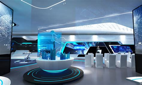 智能科技企业展厅_专注企业展厅设计|展馆设计-深圳展厅装修公司