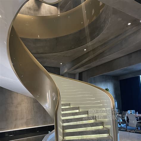 上海展厅楼梯|上海清成楼梯有限公司_钢木楼梯_现代艺术铜楼梯_异形楼梯定制
