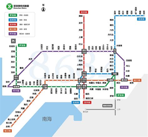 深圳最新地铁路线图