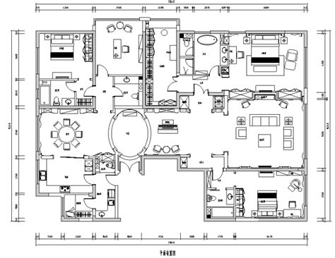 六室两厅三卫户型图 300平米现代风格装修案例赏析 - 本地资讯 - 装一网