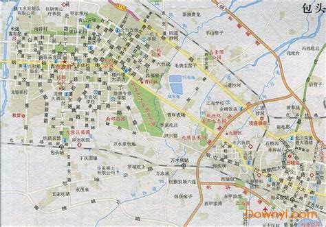 包头市行政区划图图片 包头市行政区划图图片
