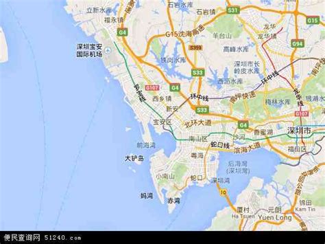 宝安区地图 - 宝安区卫星地图 - 宝安区高清航拍地图