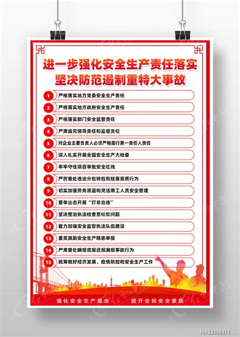 安全生产十五条措施图片素材_企业文化图片_海报图片_第10张_红动中国