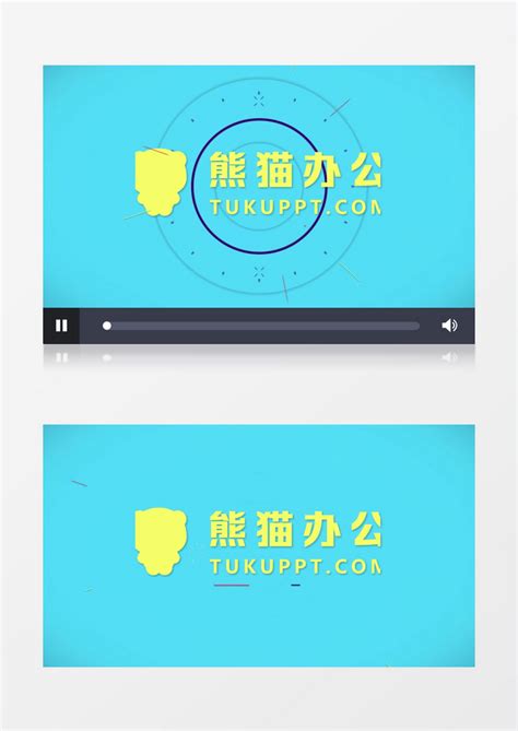 图形设计MG动画标志演绎片头LOGO标题展示模板下载_片头_图客巴巴