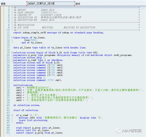 ABAP特殊工具标准SE38程序（慎用）_rs_repair_source-CSDN博客