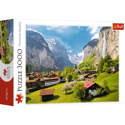 Trefl 33076 Lauterbrunnen, Schweiz 3000 Teile Puzzle