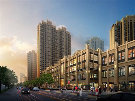 秦皇岛住宅项目3dmax 模型下载-光辉城市
