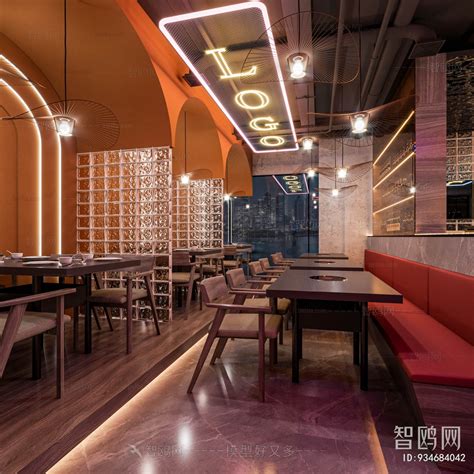 网红餐厅|空间|家装设计|室内设计盈盈 - 原创作品 - 站酷 (ZCOOL)
