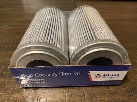 Genuine Allison 29558329 High Capacity Twin Filter Kit & Gasket 5-13/16 ...