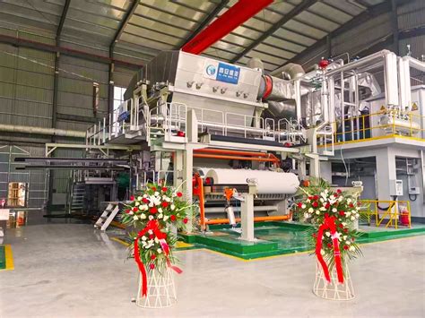 维亚造纸机械（西安）生产的新月型卫生纸造纸机在河北普鑫纸业顺利开机-公司新闻-维亚造纸机械