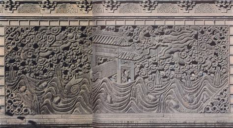 鲤鱼跳龙门 照壁砖雕 山西灵石静升缜-中国民间工艺-图片